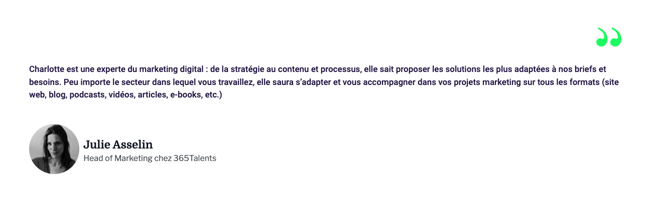 Citation client-preuve sociale