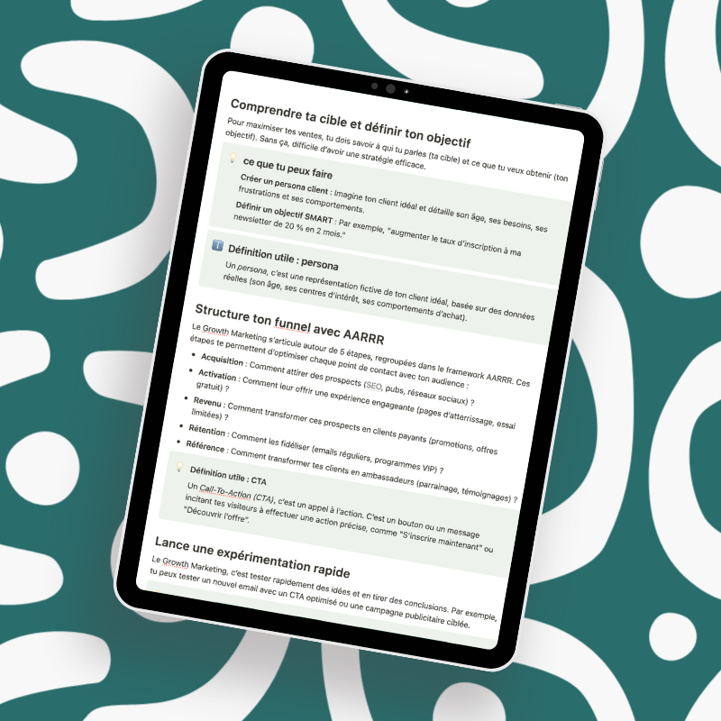 Growth Marketing _ comment appliquer la méthodologie AARRR