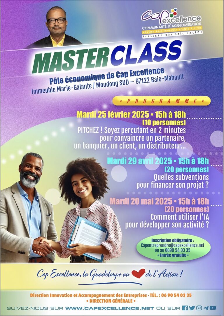 masterclass intelligence artificielle cap excellence